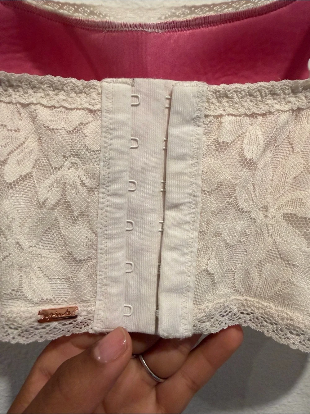 PINK Victorias Secret lace longline